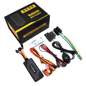 Rastreador GPS en tiempo real para vehículos - localizador para coche y motocicleta con corte de motor y alerta antivibración antirrobo