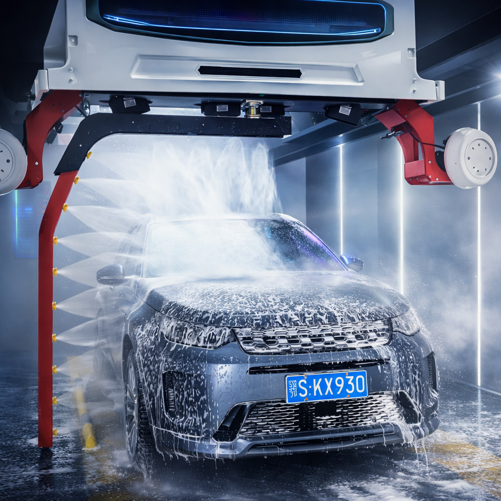 Lavado de autos: Pequeñas empresas rentables y de fácil instalación. Máquina de lavado de autos automática.