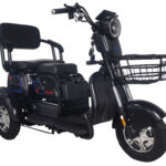 Triciclo eléctrico, scooter de 3 ruedas, motocicleta eléctrica de tres ruedas para pasajeros adultos a precio económico.